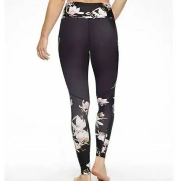 Athleta Salutation Stash Pocket Floral Magnolia Tight - Picture 2 of 8